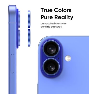 Iphone 16 İçin Safir Kamera Koruma Lensi Ultramarine Mavi Lacivert