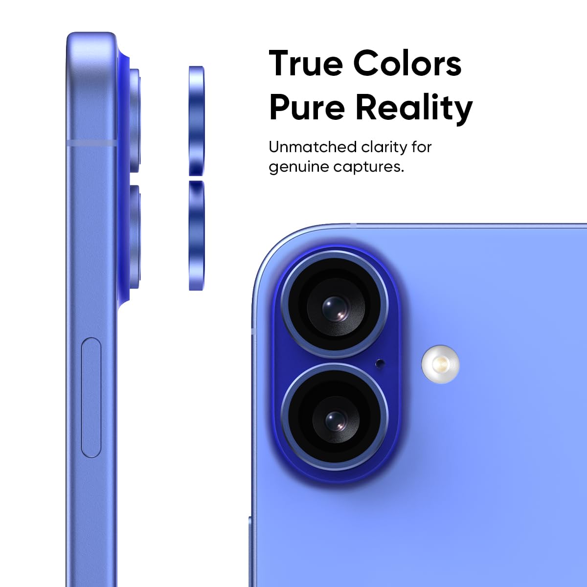 Iphone 16 İçin Safir Kamera Koruma Lensi Ultramarine Mavi Lacivert Iphone 16 İçin Safir Kamera Koruma Lensi Ultramarine Mavi Lacivert