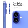 Iphone 16 İçin Safir Kamera Koruma Lensi Laciverttaş Ultramarine Mavi