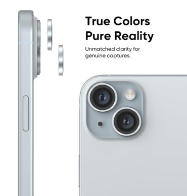 Iphone 15 Plus İçin Safir Kamera Koruma Lensi Mavi