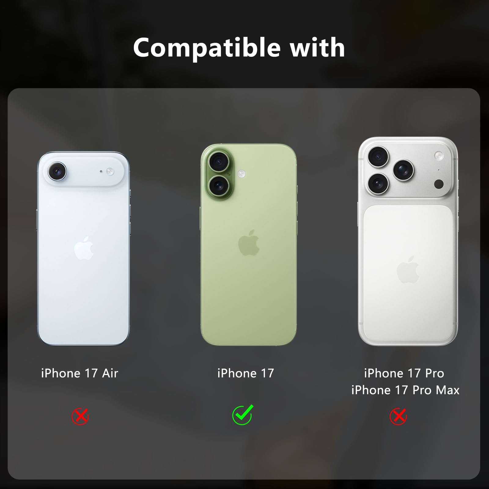 Iphone 17 İçin Safir Kamera Koruma Lensi Yeşil