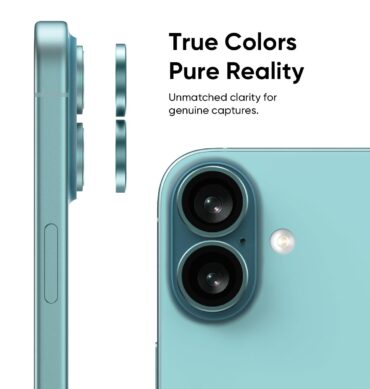 Iphone 16 İçin Safir Kamera Koruma Lensi Deniz Mavisi