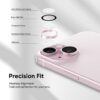 Iphone 15 İçin Safir Kamera Koruma Lensi Pembe Iphone 15 İçin Safir Kamera Koruma Lensi Pembe