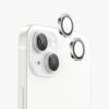 Iphone 15 İçin Safir Kamera Koruma Lensi Silver Gümüş Gri Iphone 15 İçin Safir Kamera Koruma Lensi Silver Gümüş Gri