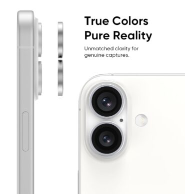 Iphone 16 Plus İçin Safir Kamera Koruma Lensi Silver Gümüş Gri