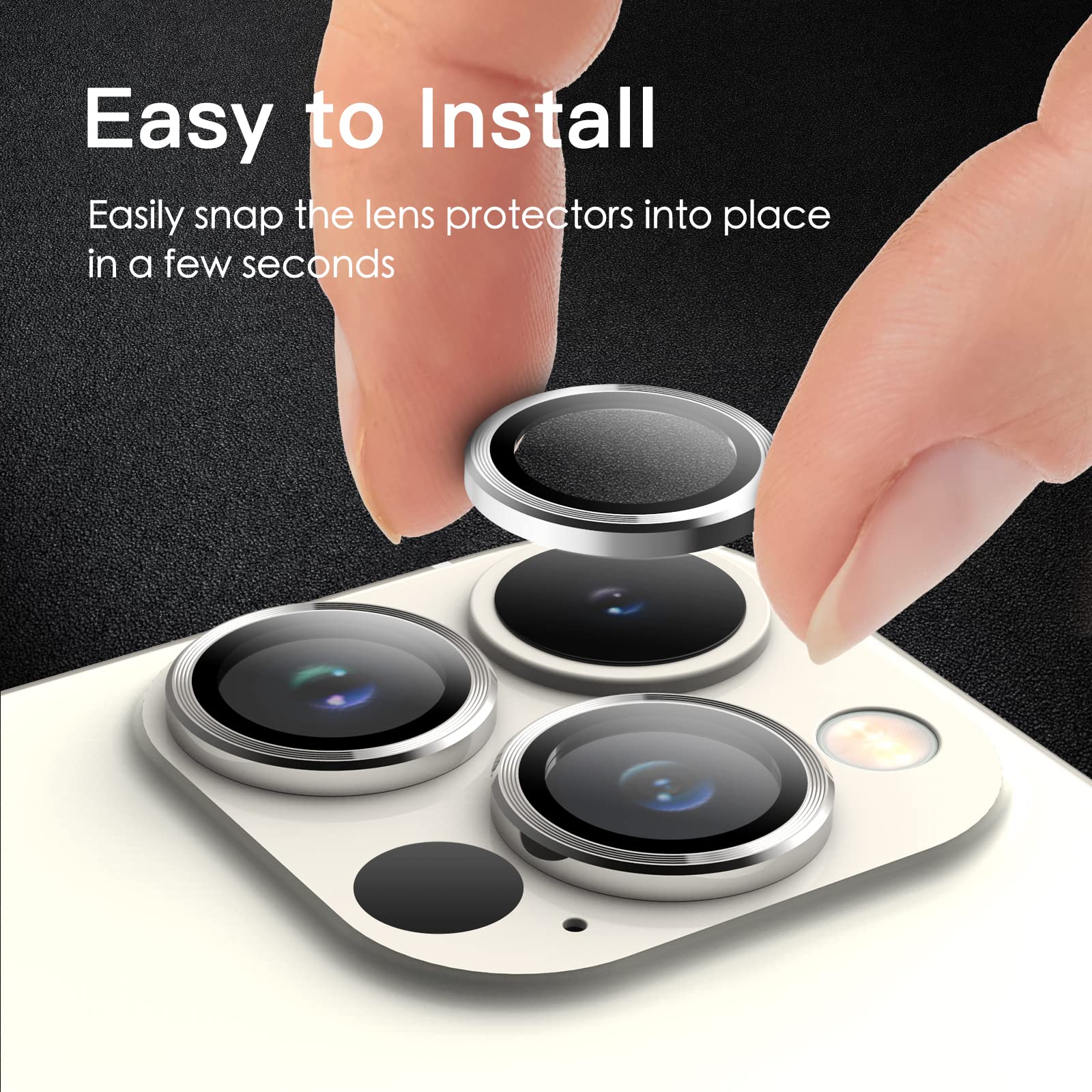 Iphone 13 Promax İçin Safir Kamera Koruma Lensi Silver Gümüş Gri Iphone 13 Promax İçin Safir Kamera Koruma Lensi Silver Gümüş Gri