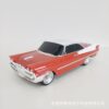 WS-1965 Nostaljik Klasik Araba Tasarımlı Bluetooth Hoparlör (FM Radyo / TWS / TF / USB) Turuncu Orange