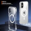 Iphone XS İçin Magsafe Özellikli Şeffaf Silikon Kılıf Kapak Iphone XS İçin Magsafe Özellikli Şeffaf Silikon Kılıf Kapak