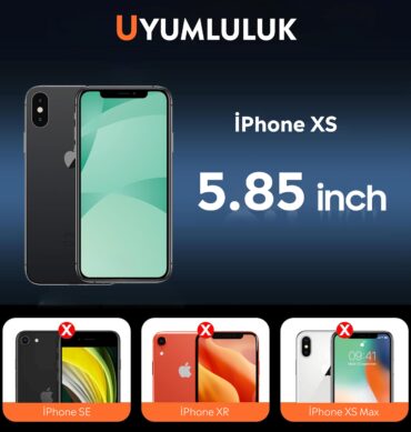 Iphone XS İçin Magsafe Özellikli Şeffaf Silikon Kılıf Kapak