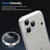 Iphone 18 Promax İçin Safir Kamera Koruma Lensi Gri