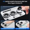 Iphone 18 Pro İçin Safir Kamera Koruma Lensi Gri